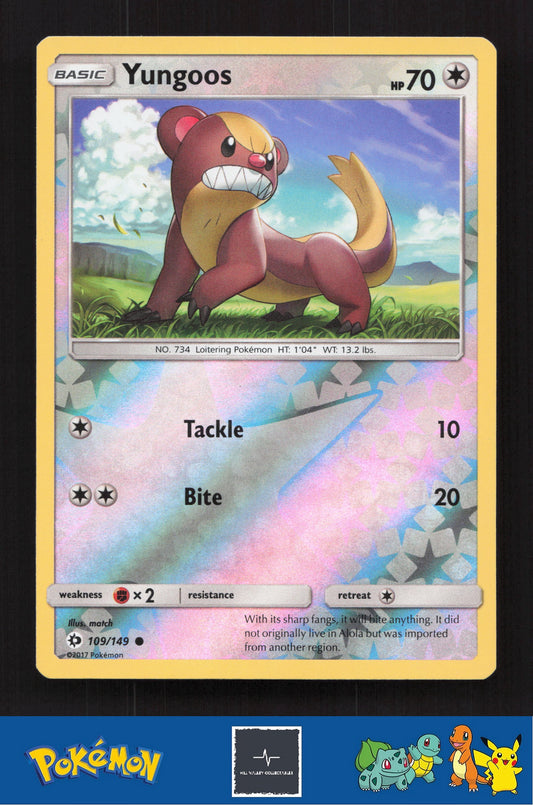 2017 Pokemon SM Sun & Moon Base Set 109/149 Yungoos