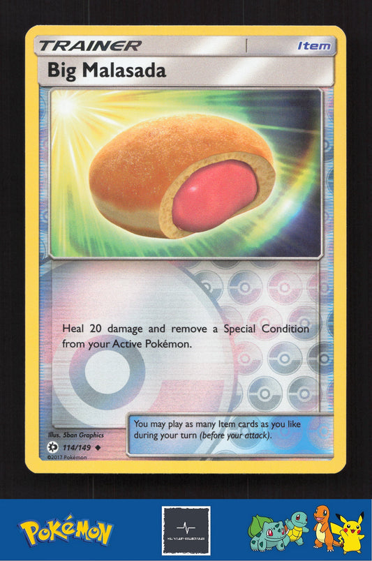 2017 Pokemon SM Sun & Moon Base Set 114/149 Big Malasada