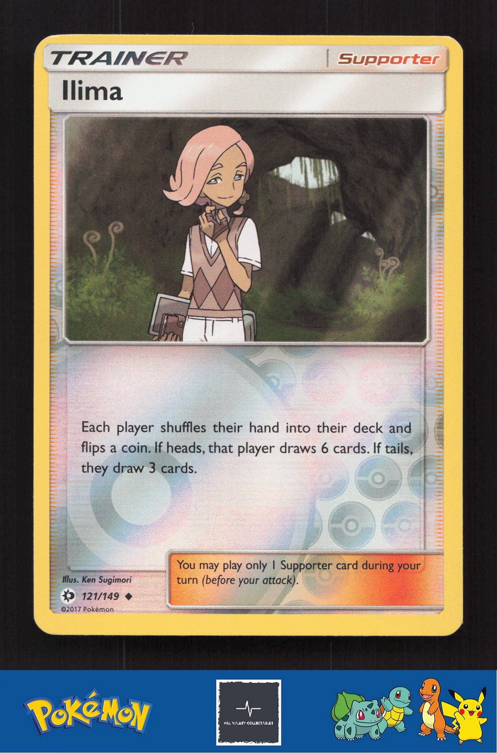 2017 Pokemon SM Sun & Moon Base Set 121/149 Ilima