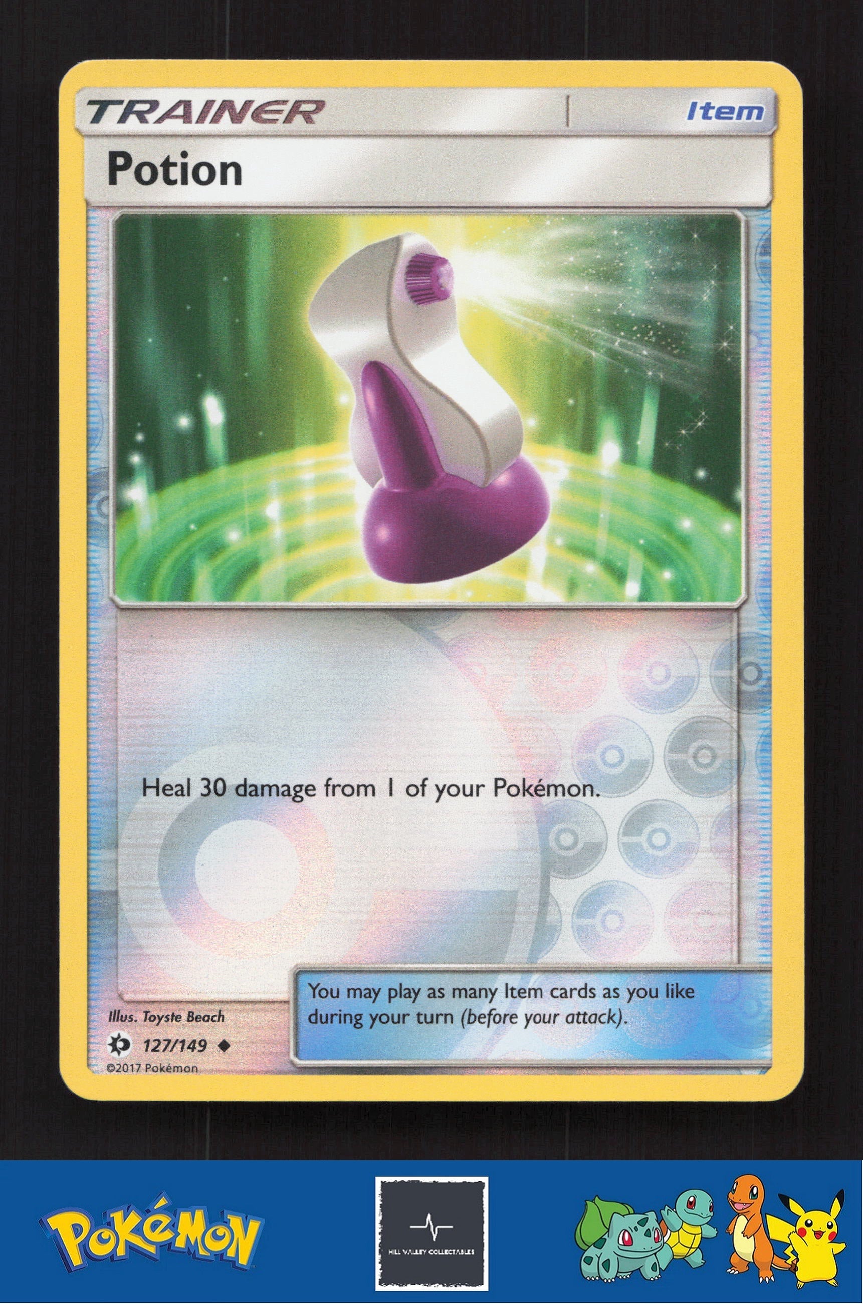 2017 Pokemon SM Sun & Moon Base Set 127/149 Potion