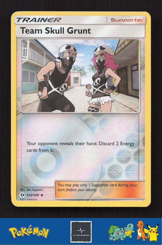 2017 Pokemon SM Sun & Moon Base Set 133/149 Team Skull Grunt