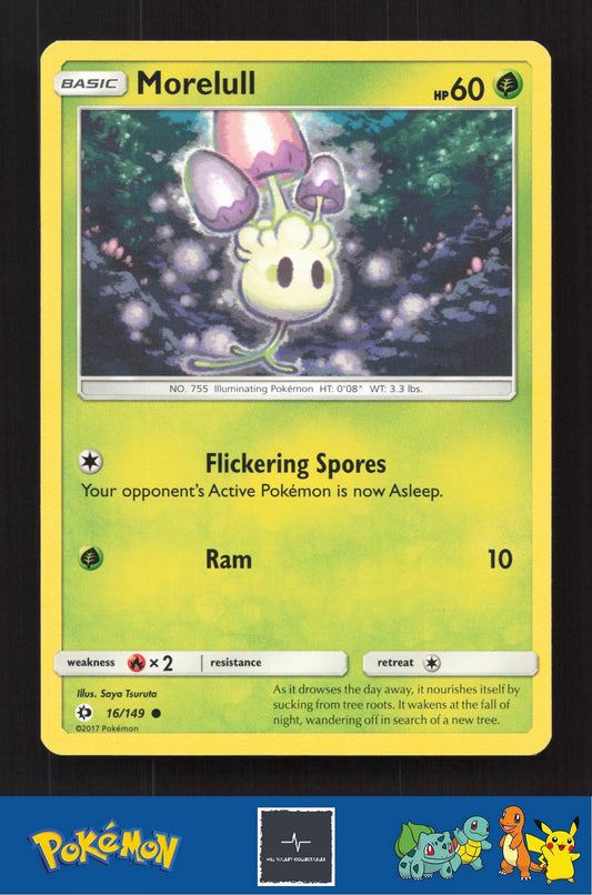 2017 Pokemon SM Sun & Moon Base Set 16/149 Morelull