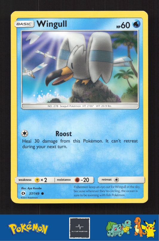 2017 Pokemon SM Sun & Moon Base Set 37/149 Wingull