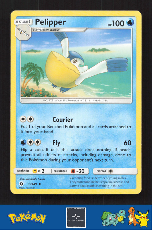 2017 Pokemon SM Sun & Moon Base Set 38/149 Pelipper