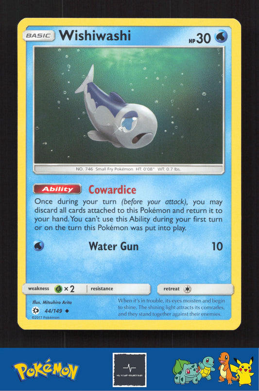 2017 Pokemon SM Sun & Moon Base Set 44/149 Wishiwashi