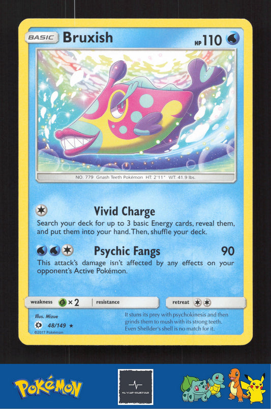 2017 Pokemon SM Sun & Moon Base Set 48/149 Bruxish