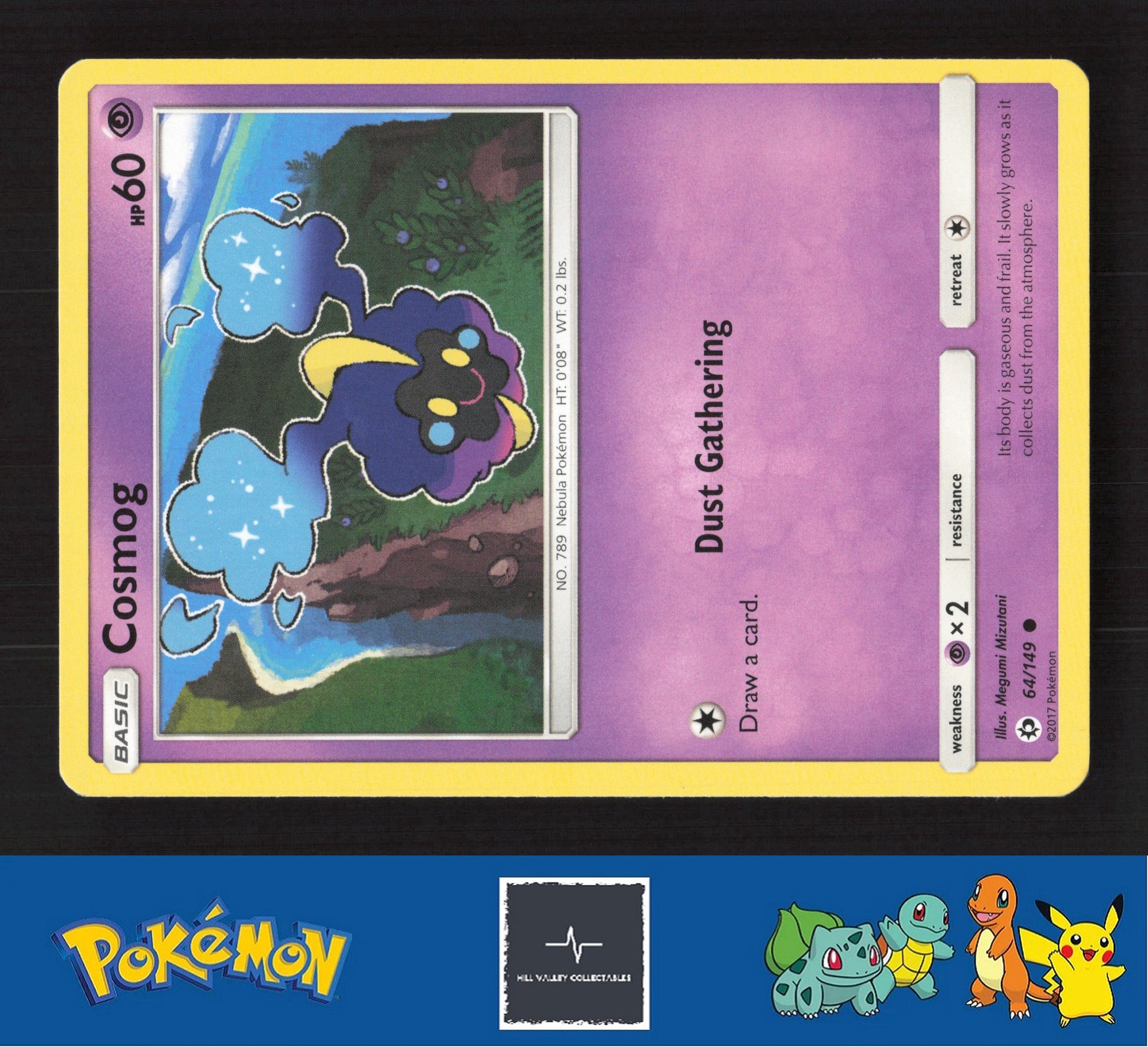 2017 Pokemon SM Sun & Moon Base Set 64/149 Cosmog