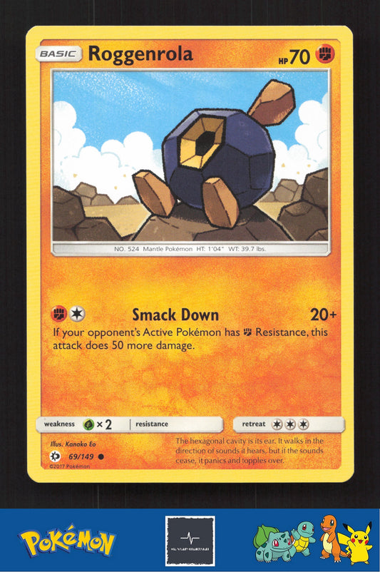 2017 Pokemon SM Sun & Moon Base Set 69/149 Roggenrola