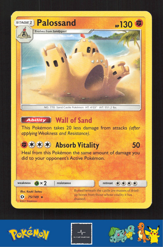 2017 Pokemon SM Sun & Moon Base Set 75/149 Palossand