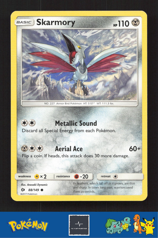 2017 Pokemon SM Sun & Moon Base Set 88/149 Skarmory