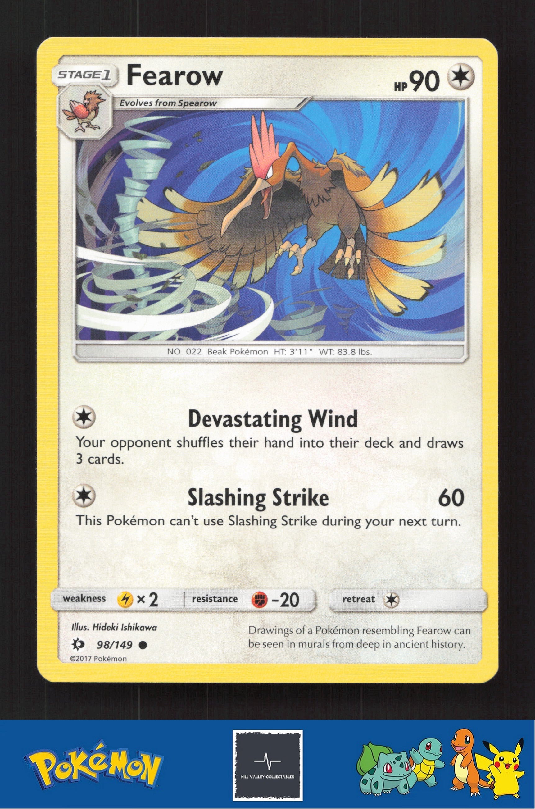 2017 Pokemon SM Sun & Moon Base Set 98/149 Fearow