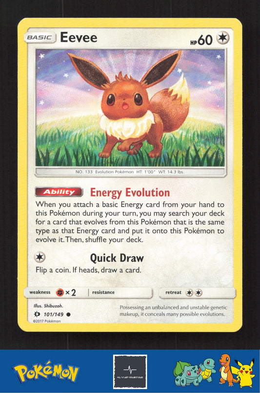 2017 Pokemon SM Sun & Moon Base Set 101/149 Eevee