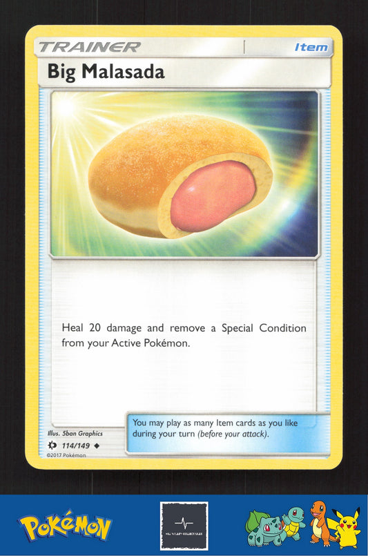 2017 Pokemon SM Sun & Moon Base Set 114/149 Big Malasada