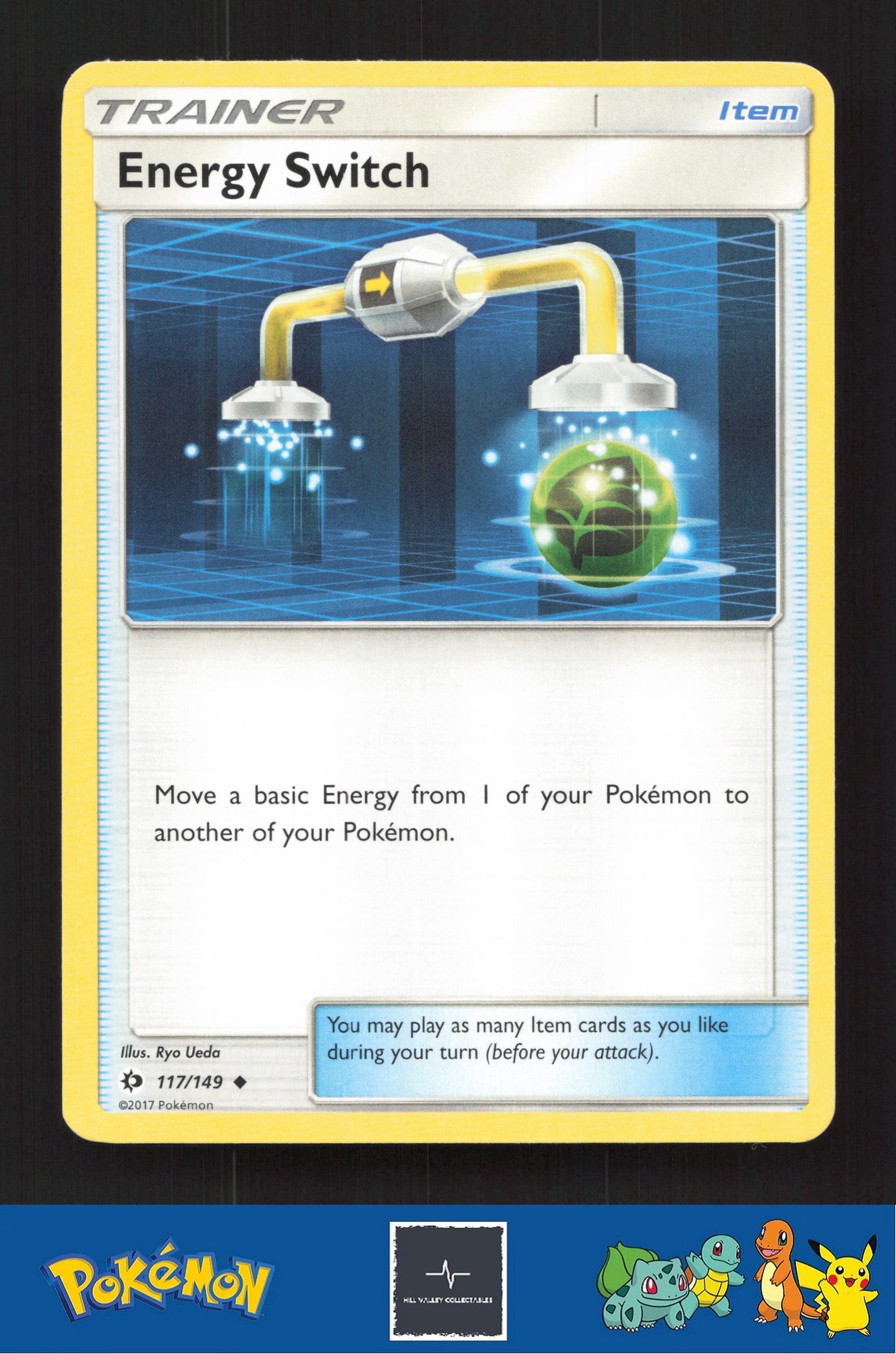 2017 Pokemon SM Sun & Moon Base Set 117/149 Energy Switch