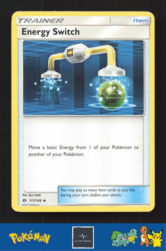 2017 Pokemon SM Sun & Moon Base Set 117/149 Energy Switch