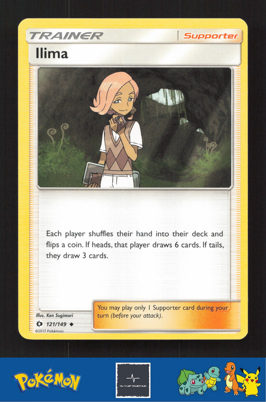 2017 Pokemon SM Sun & Moon Base Set 121/149 Ilima