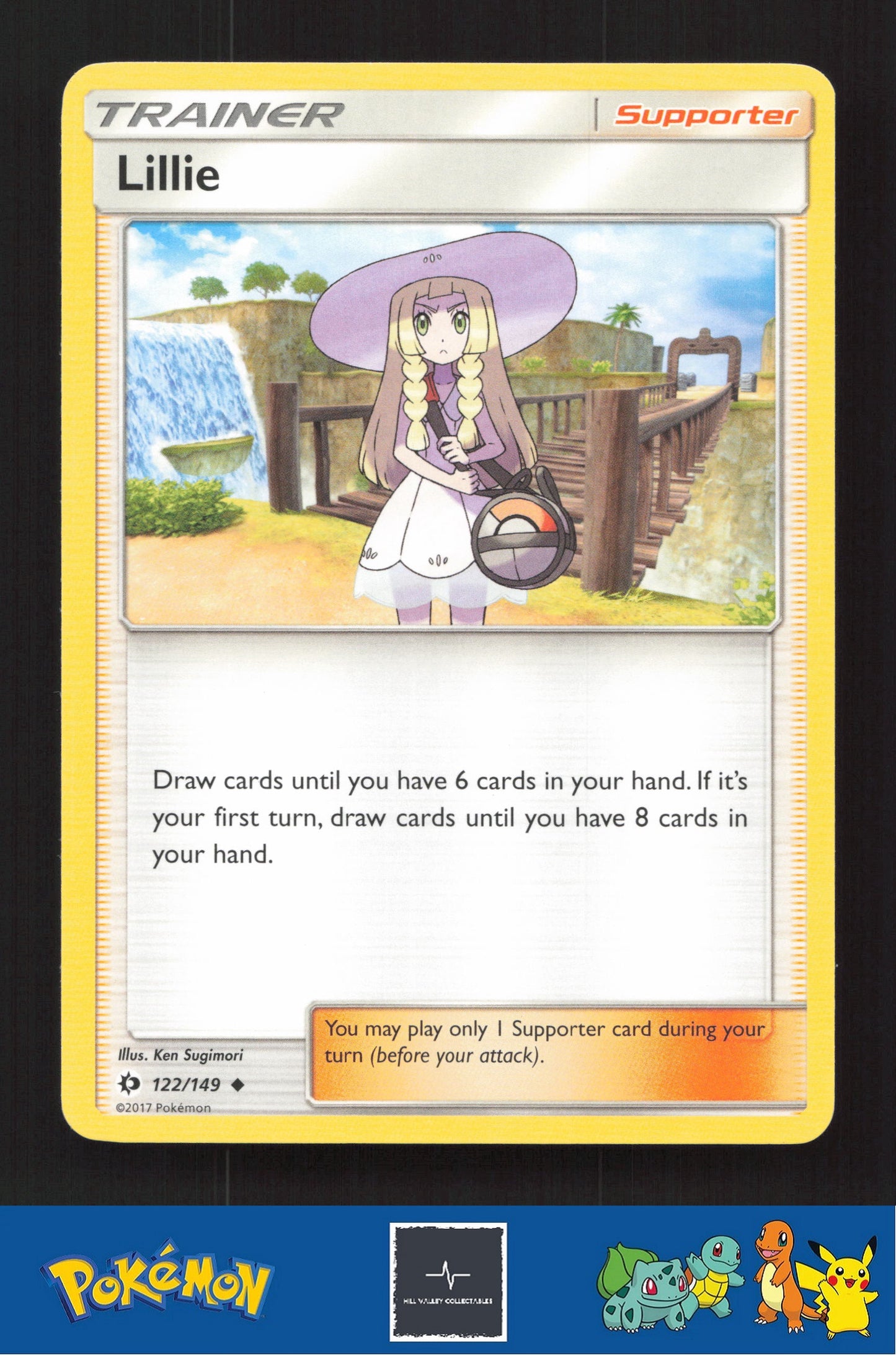 2017 Pokemon SM Sun & Moon Base Set 122/149 Lillie
