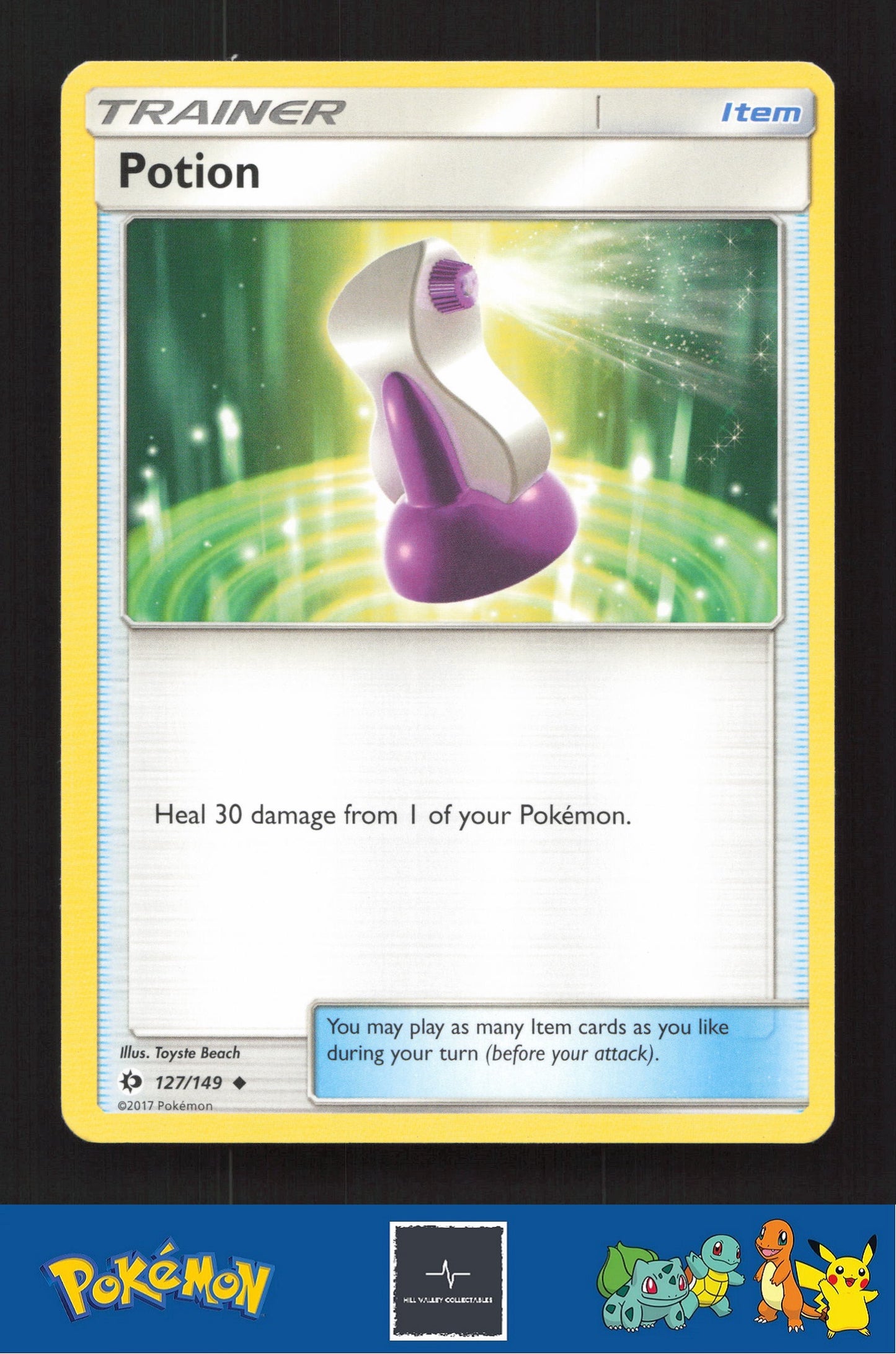 2017 Pokemon SM Sun & Moon Base Set 127/149 Potion