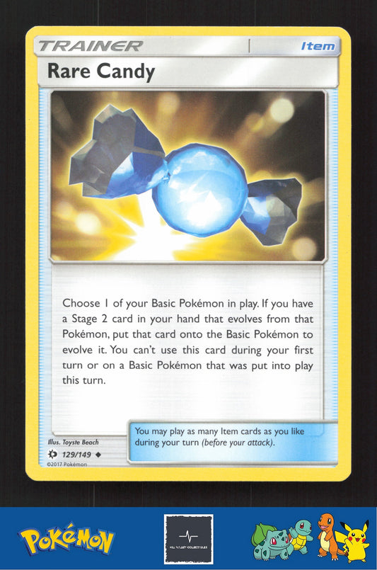 2017 Pokemon SM Sun & Moon Base Set 129/149 Rare Candy