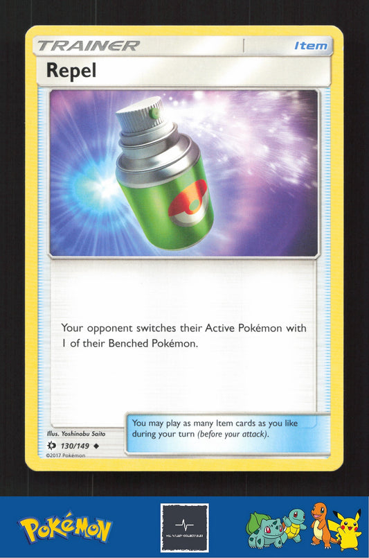 2017 Pokemon SM Sun & Moon Base Set 130/149 Repel