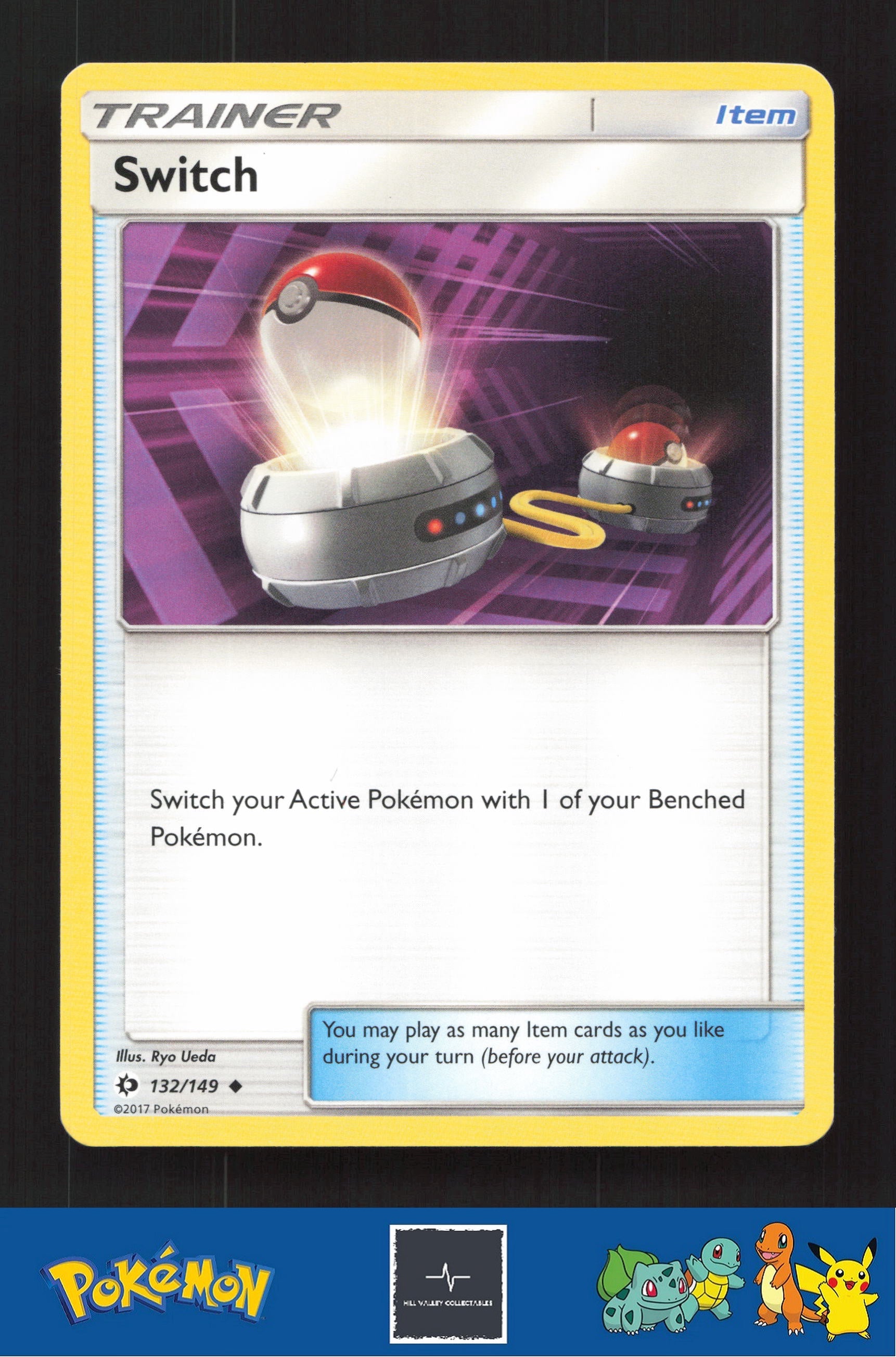 2017 Pokemon SM Sun & Moon Base Set 132/149 Switch