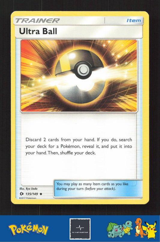 2017 Pokemon SM Sun & Moon Base Set 135/149 Ultra Ball