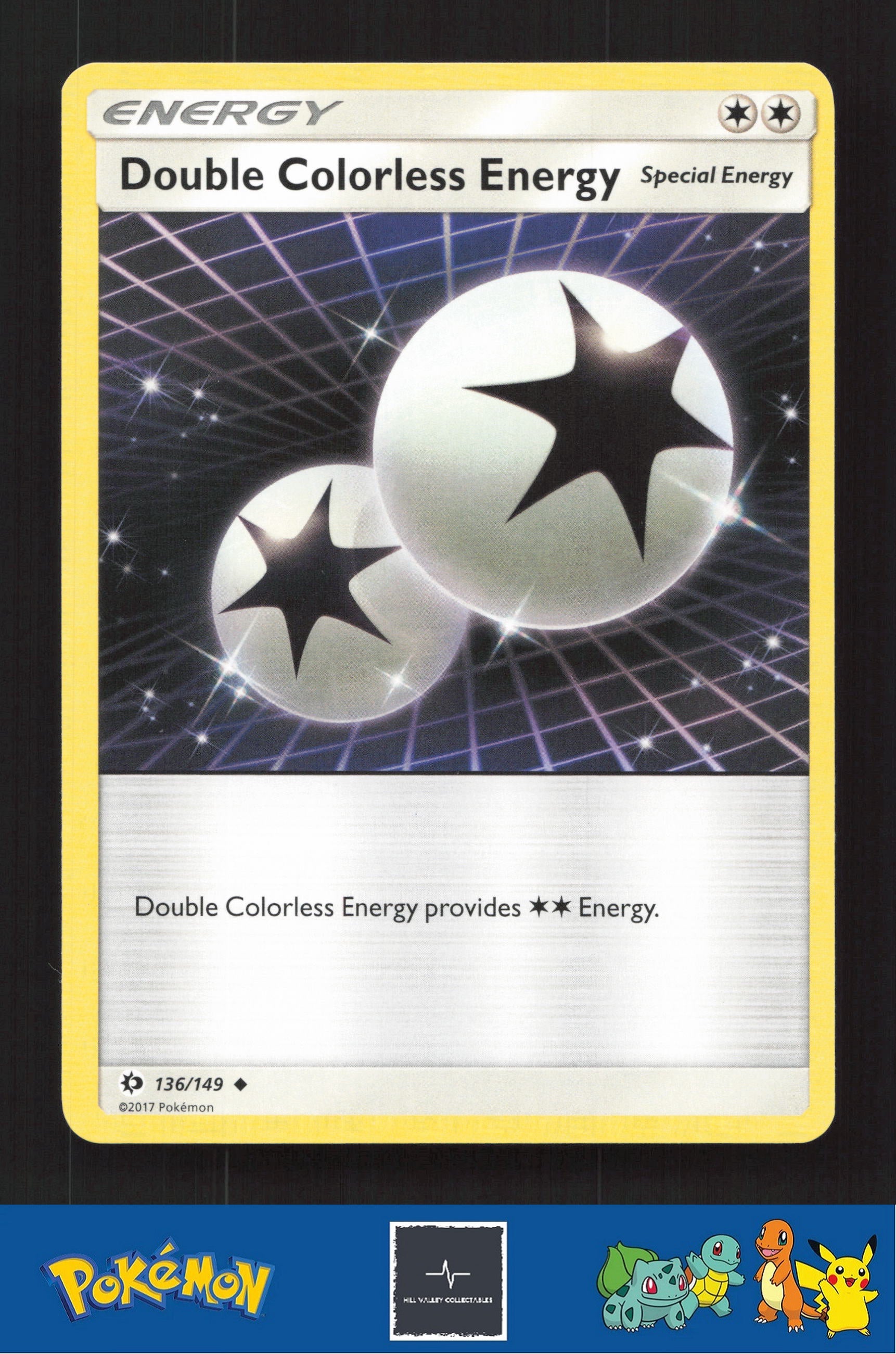 2017 Pokemon SM Sun & Moon Base Set 136/149 Double Colorless Energy