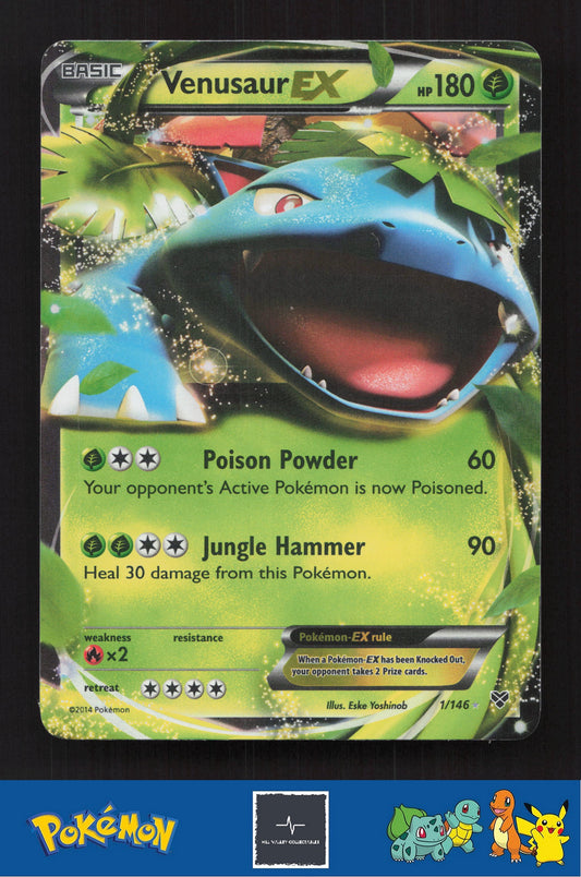 2014 Pokemon XY Base Set 1/146 Venusaur EX