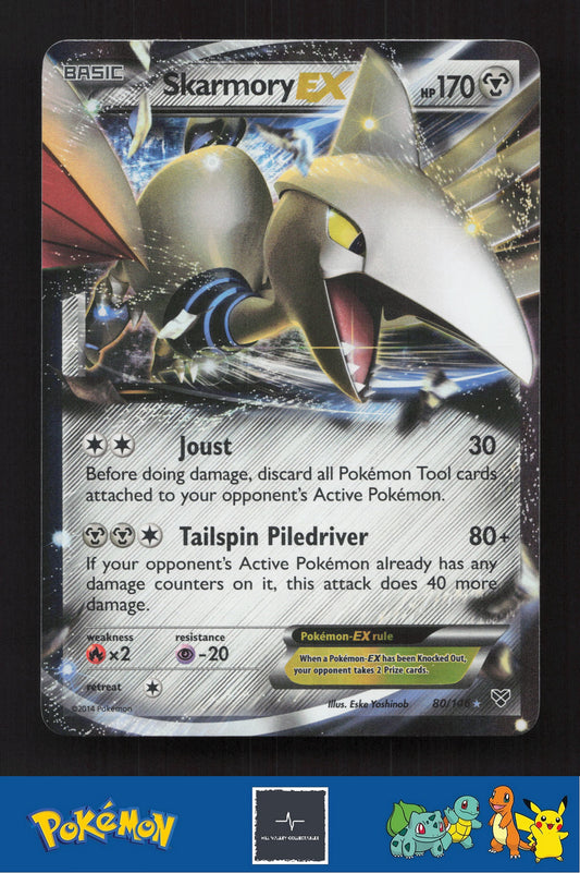 2014 Pokemon XY Base Set 80/146 Skarmory EX