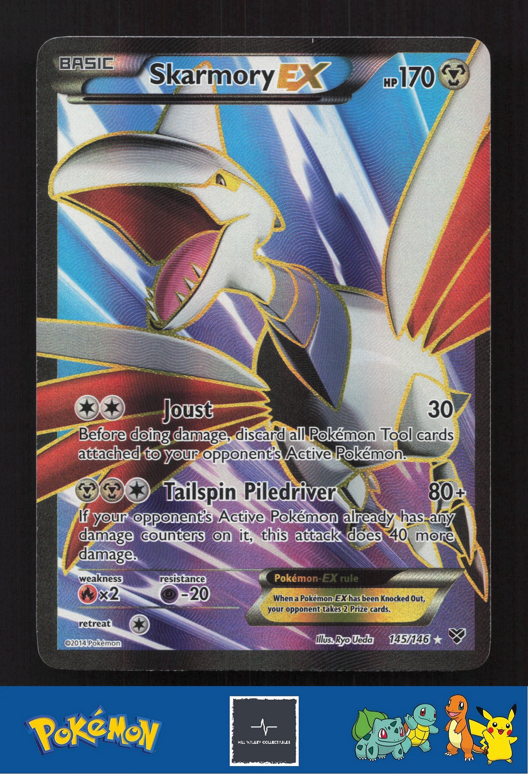 2014 Pokemon XY Base Set 145/146 Skarmory EX