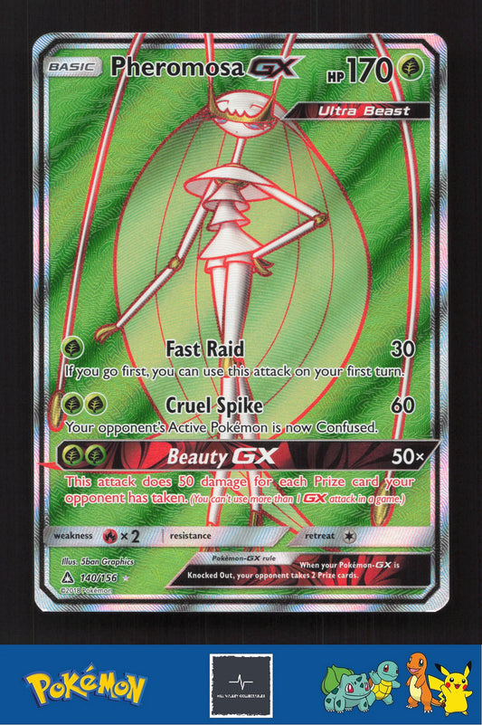 2018 Pokemon SM Ultra Prism 140/156 Pheromosa GX