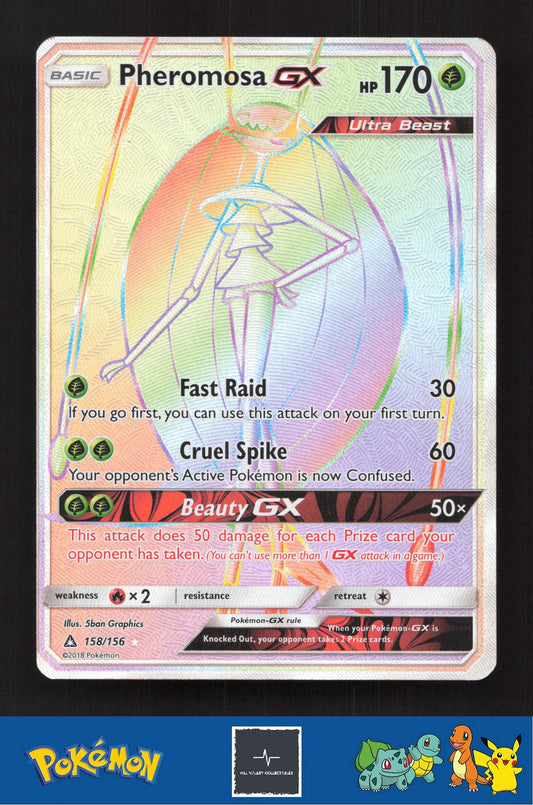 2018 Pokemon SM Ultra Prism 158/156 Pheromosa GX