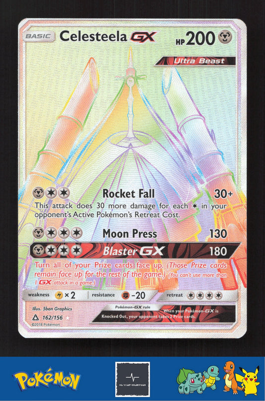 2018 Pokemon SM Ultra Prism 162/156 Celesteela GX