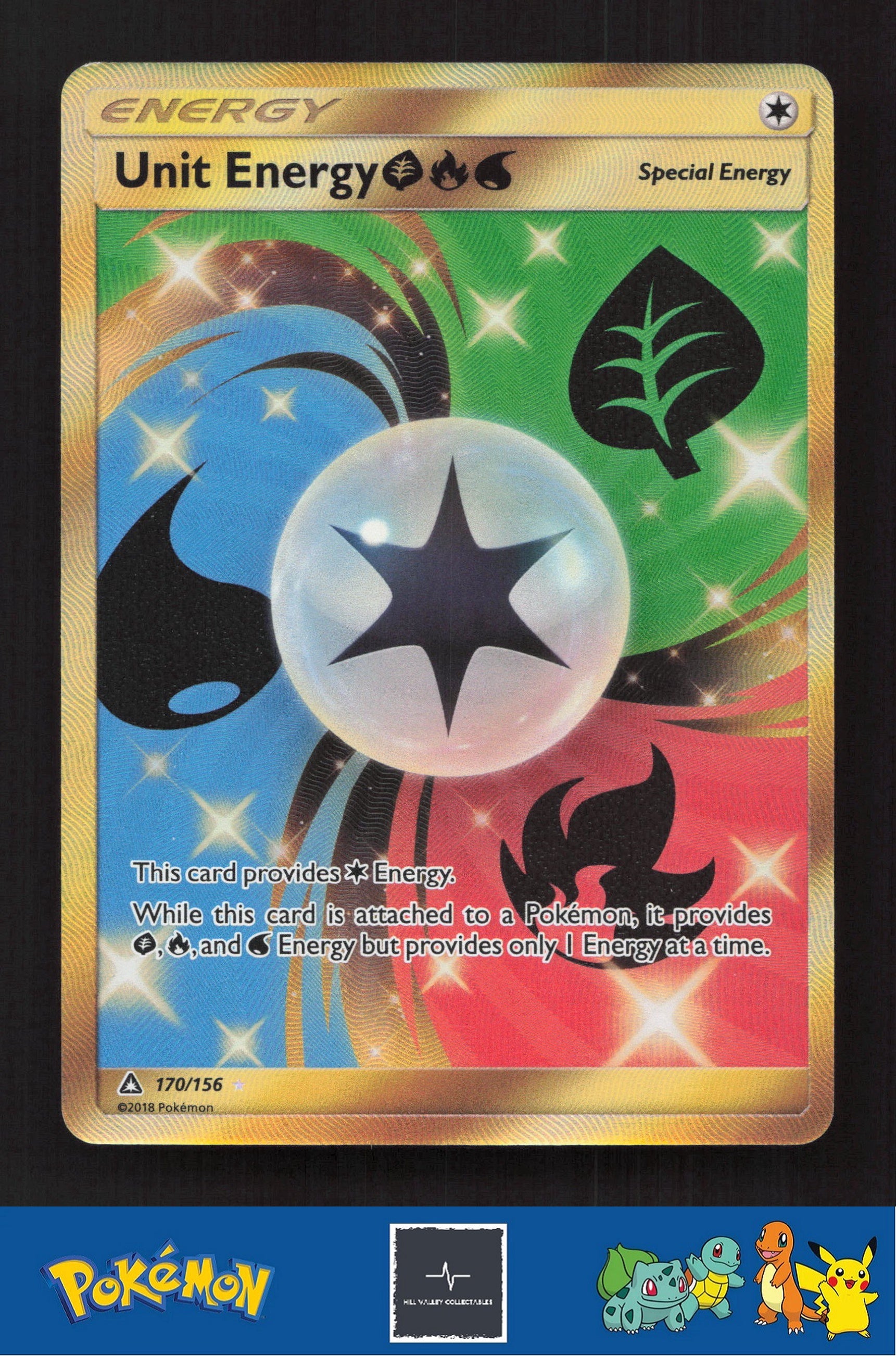 2018 Pokemon SM Ultra Prism 170/156 Unit Energy GRW