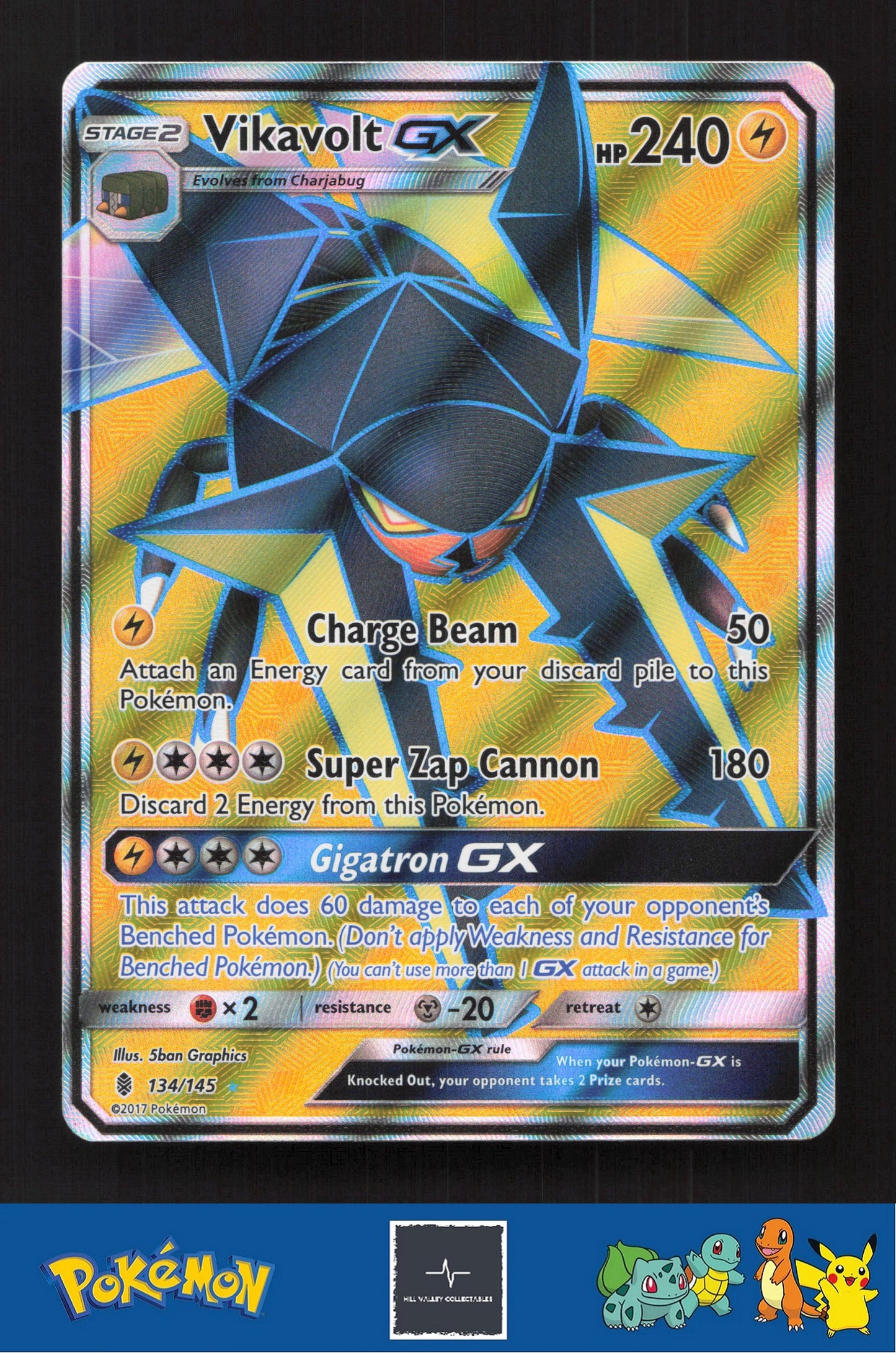 2017 SM Guardians Rising 134/145 Vikavolt GX