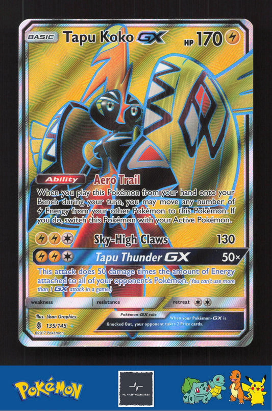 2017 SM Guardians Rising 135/145 Tapu Koko GX