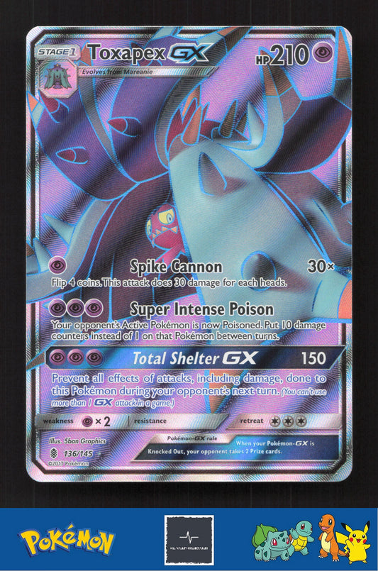 2017 SM Guardians Rising 136/145 Toxapex GX