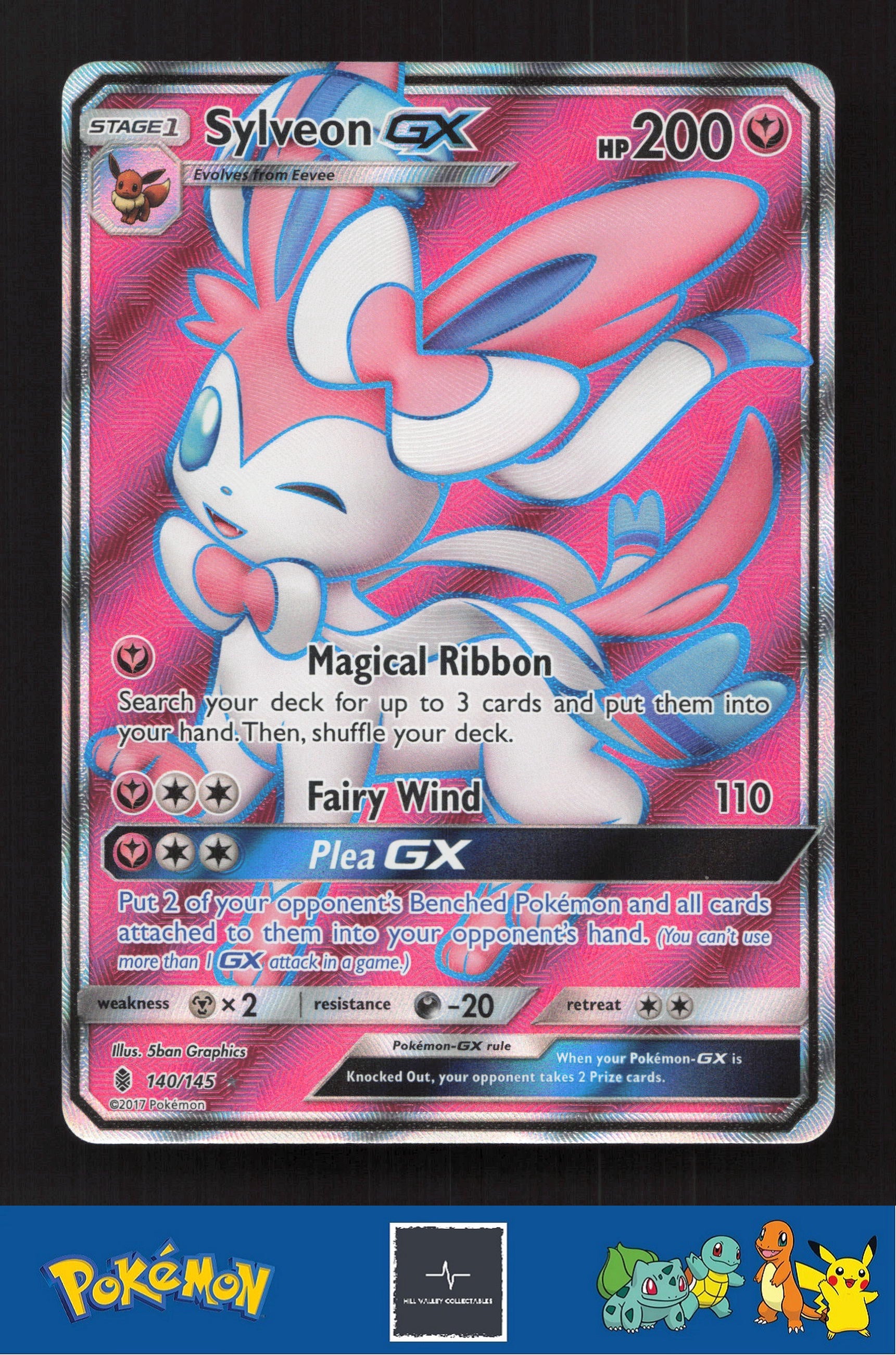 2017 SM Guardians Rising 140/145 Sylveon GX
