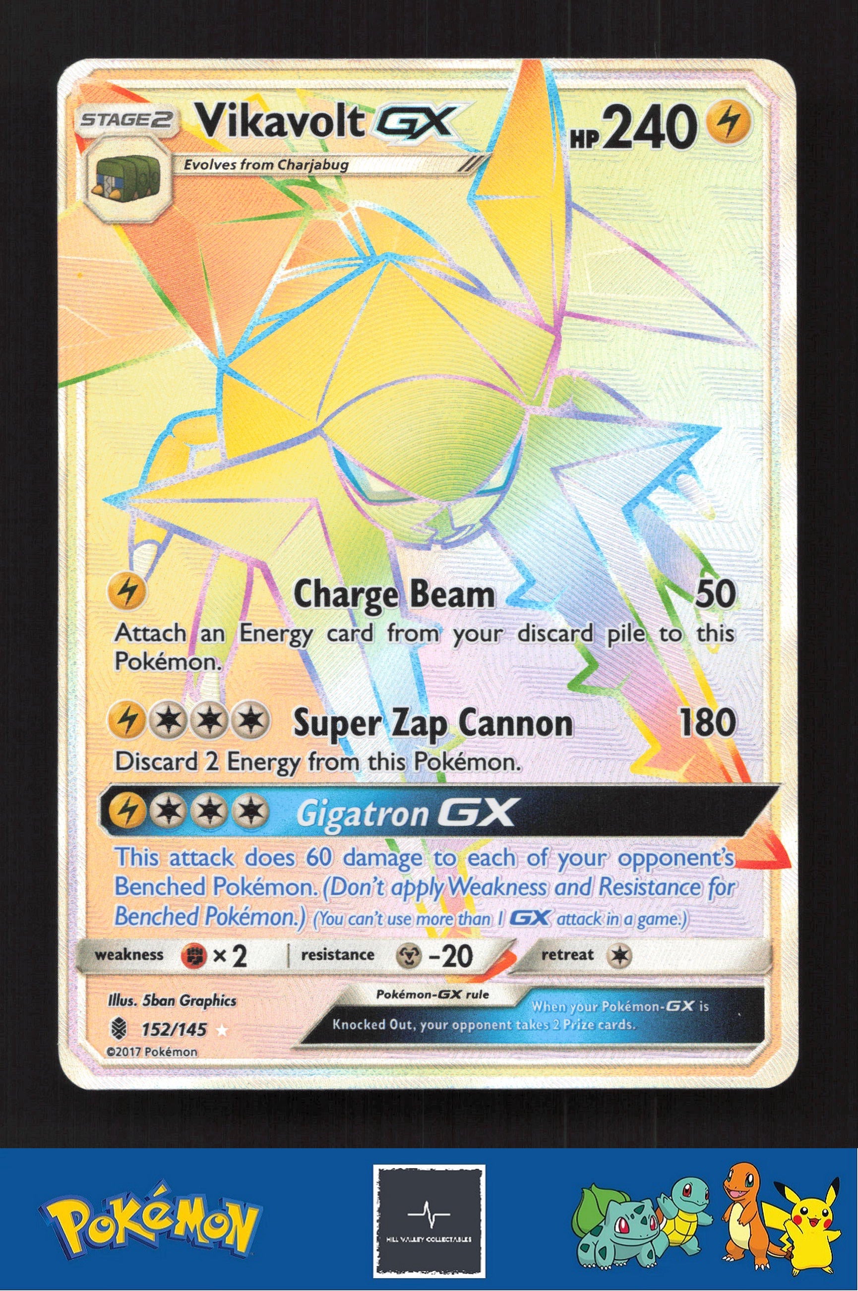 2017 SM Guardians Rising 152/145 Vikavolt GX