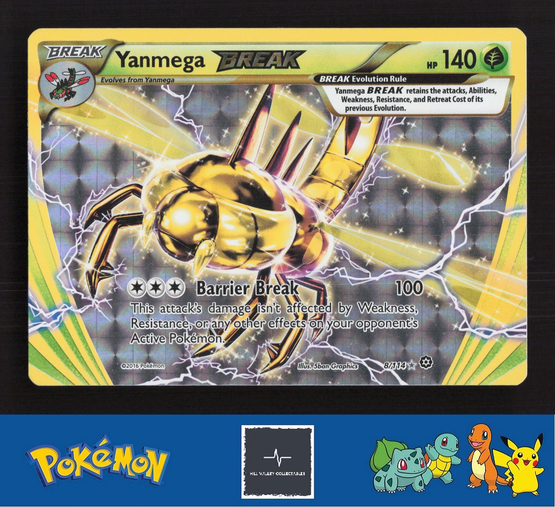 2016 Pokemon XY Steam Siege 8/114 Yanmega BREAK