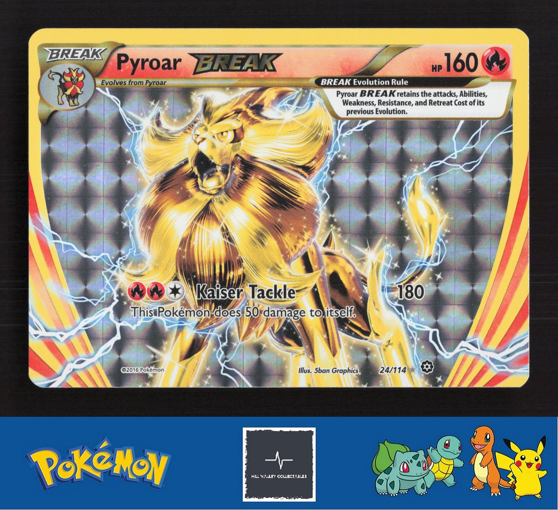 2016 Pokemon XY Steam Siege 24/114 Pyroar BREAK