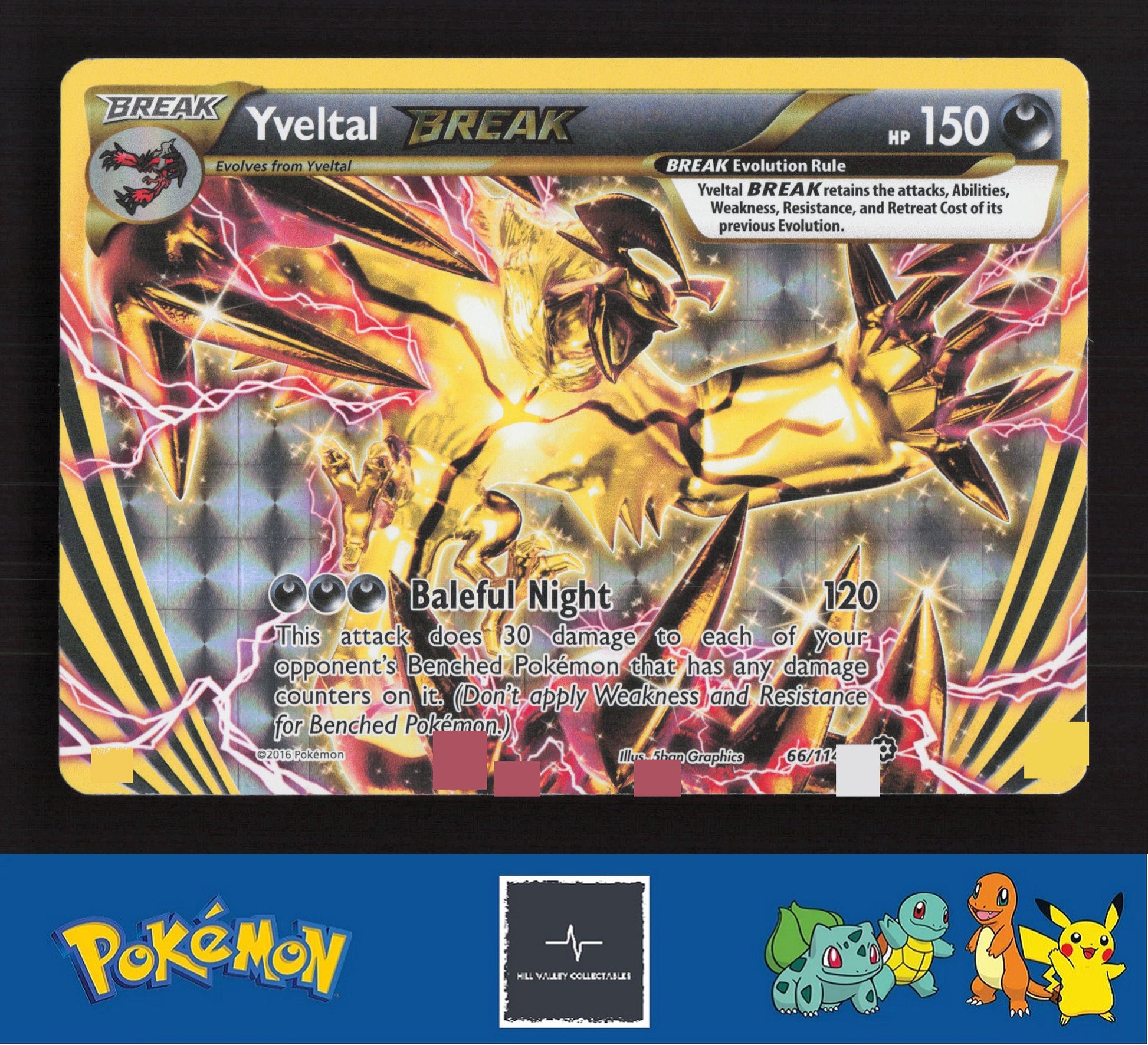 2016 Pokemon XY Steam Siege 66/114 Yveltal BREAK