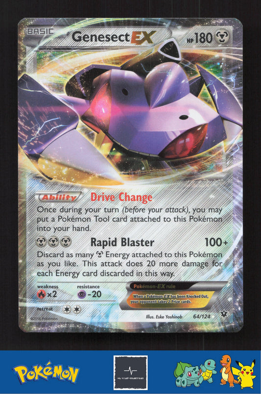 2016 Pokemon XY Fates Collide 64/124 Genesect EX