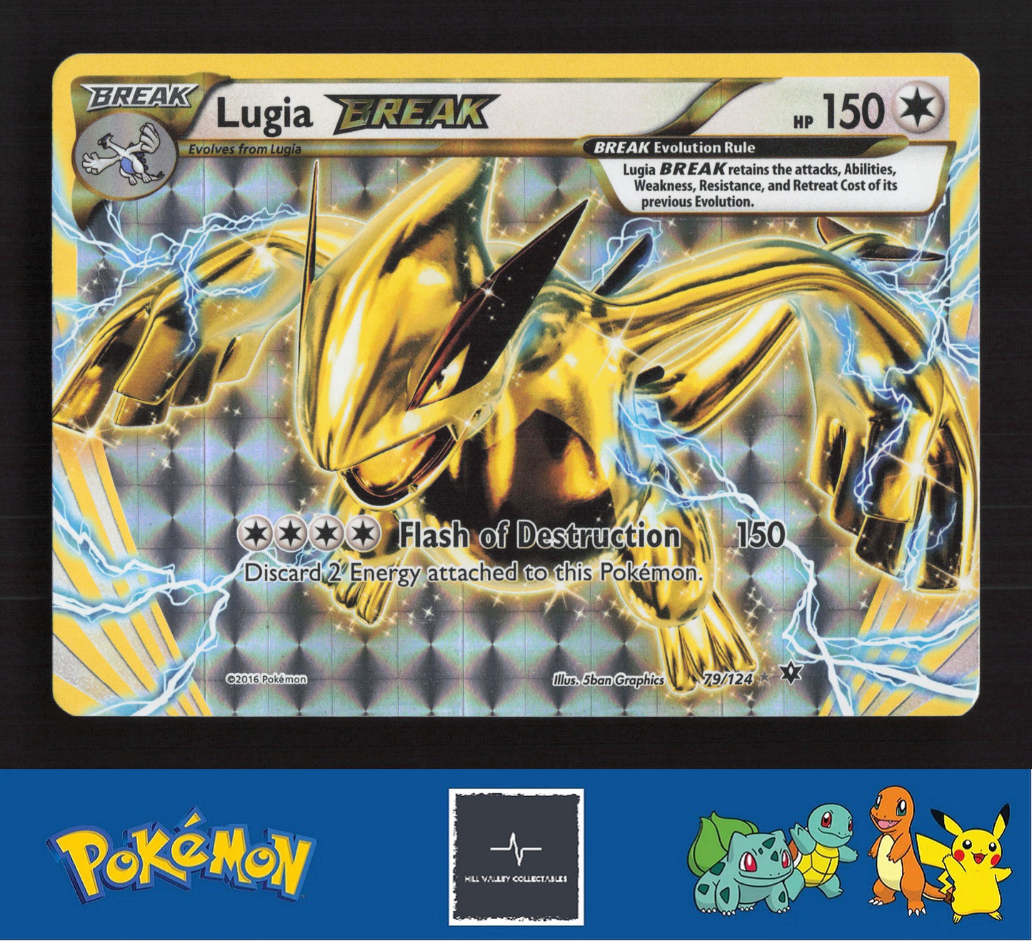 2016 Pokemon XY Fates Collide 79/124 Lugia BREAK