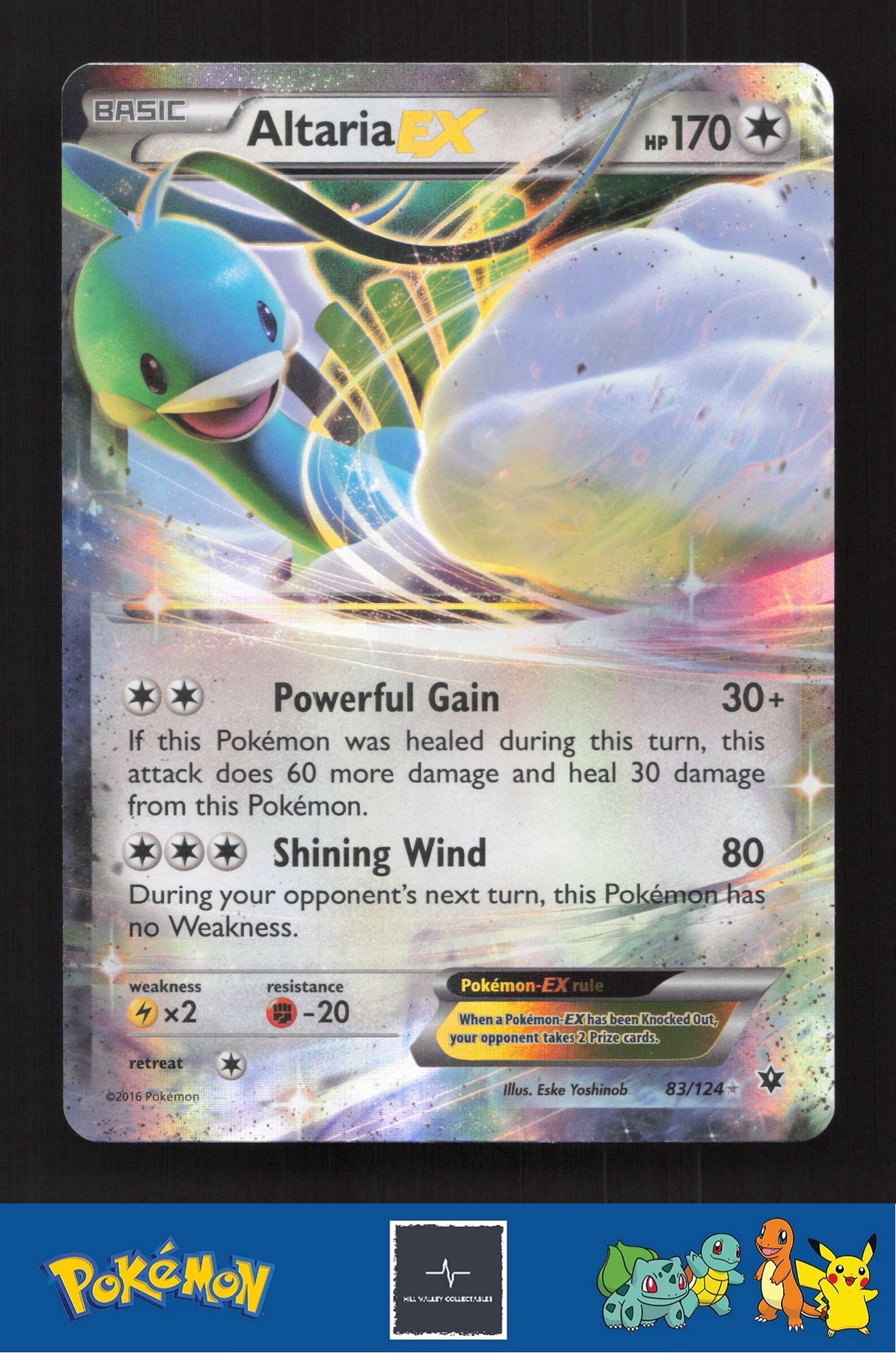2016 Pokemon XY Fates Collide 83/124 Altaria EX