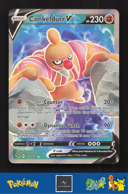 2022 Pokemon SWSH Pokemon GO 073/078 Conkeldurr V