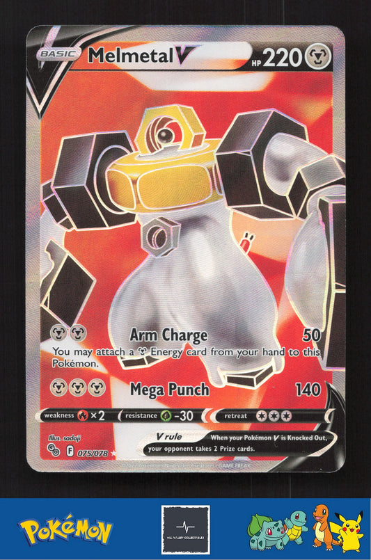 2022 Pokemon SWSH Pokemon GO 075/078 Melmetal V