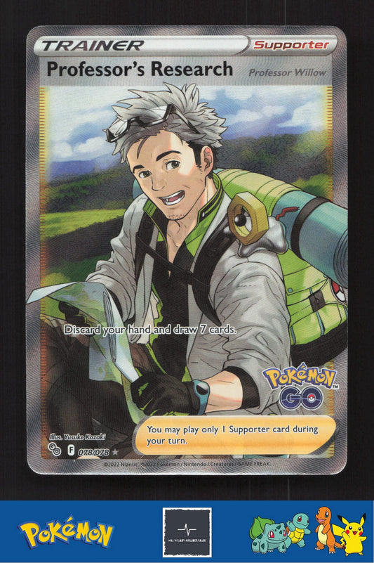 2022 Pokemon SWSH Pokemon GO 078/078 Professor's Research