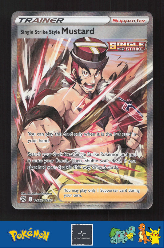 2022 Pokemon SWSH Brilliant Stars TG28/TG30 Single Strike Style Mustard
