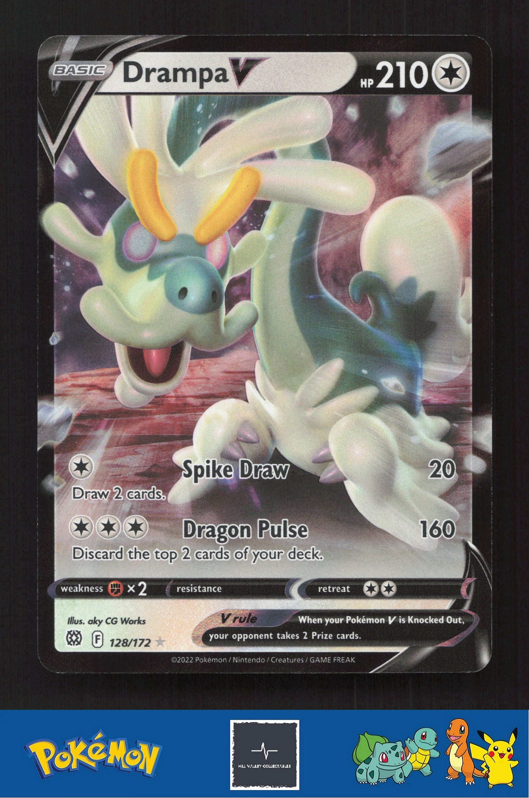 2022 Pokemon SWSH Brilliant Stars 128/172 Drampa V